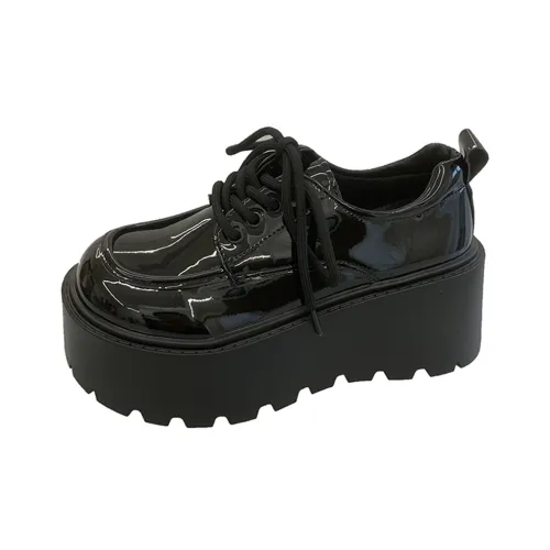 EEueeczs Casual Single Shoes 5cm Women's Black