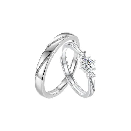 FORCHI 999 Fine Silver Rings Unisex