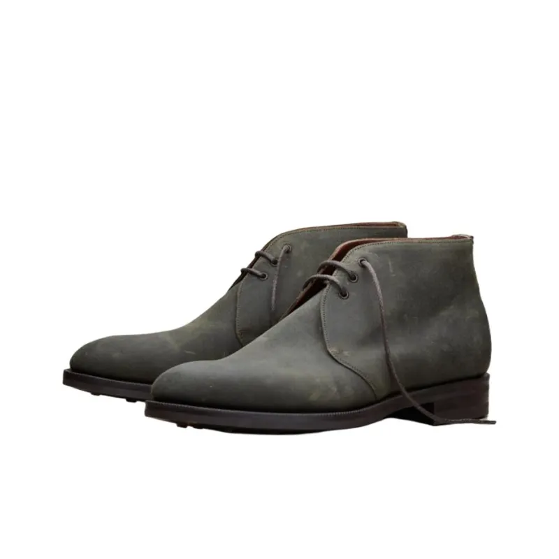 Edward Green Lanark Ankle Boots Men's Khaki-2