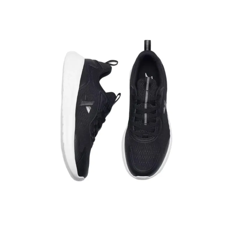 XTEP Cushioned Anti-Slip And Wear-Resistant Lightweight Low-Top Running Shoes Women's Black-3