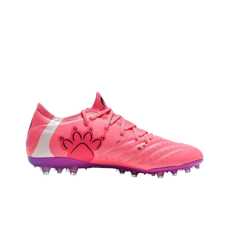 KELME MG Rubber Short Studs Artificial Ground Cushioned Wear Resistant Slip Resistant Soccer Shoes Unisex Pink-1