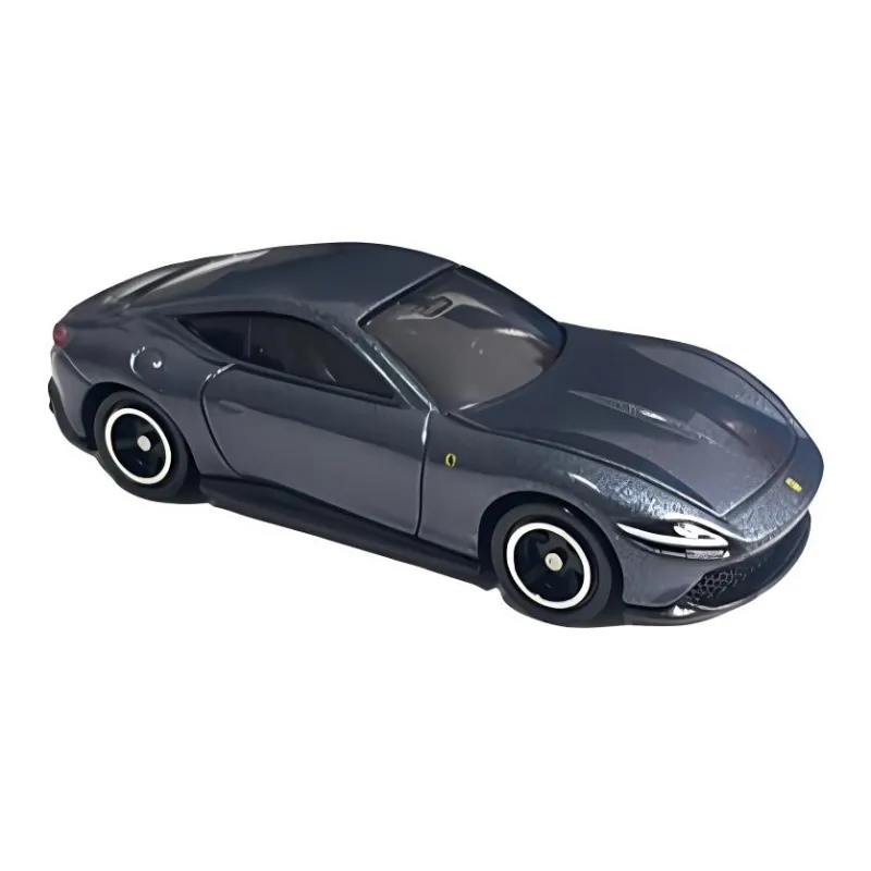 TAKARA TOMY Ferrari Alloy Small Car Hobby Model Toy, Hong Kong Version Size 17, Ferrari Roma Assembled Models Blue-1