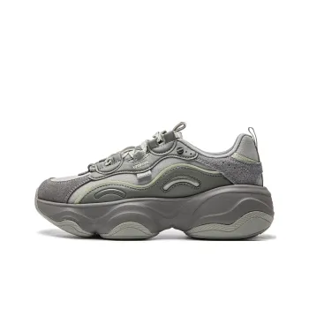 LiNing Honey V2 Anti Slip Wear Resistant Low Top Casual Shoes Women's Gray