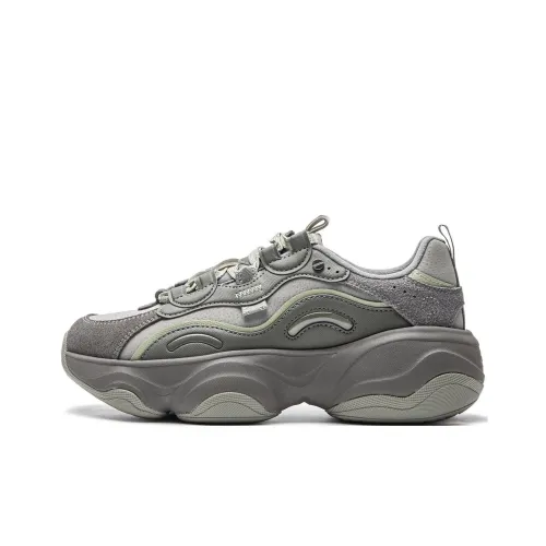 LiNing Honey V2 Anti Slip Wear Resistant Low Top Casual Shoes Women's Gray