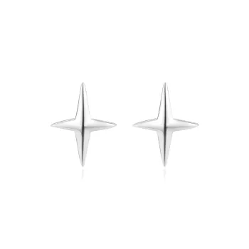 May10th S952 Silver Stud Earrings Unisex