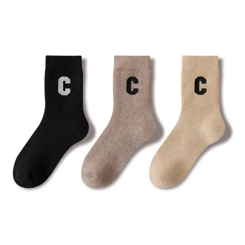 JIAZINI Mid Calf Socks Women's Combo Set-15