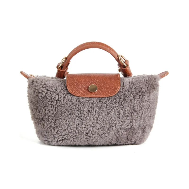 YOCAMU Sherpa Handbag Women's Multicolor-9