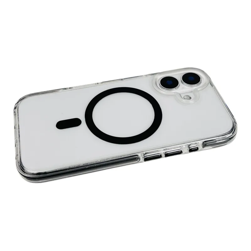 Wei Xin Acrylic Material Transparent Magnetism Phone Cases Compatible With IPhone 16/15 Pro Max/Apple 13/14 Pro/Max-15