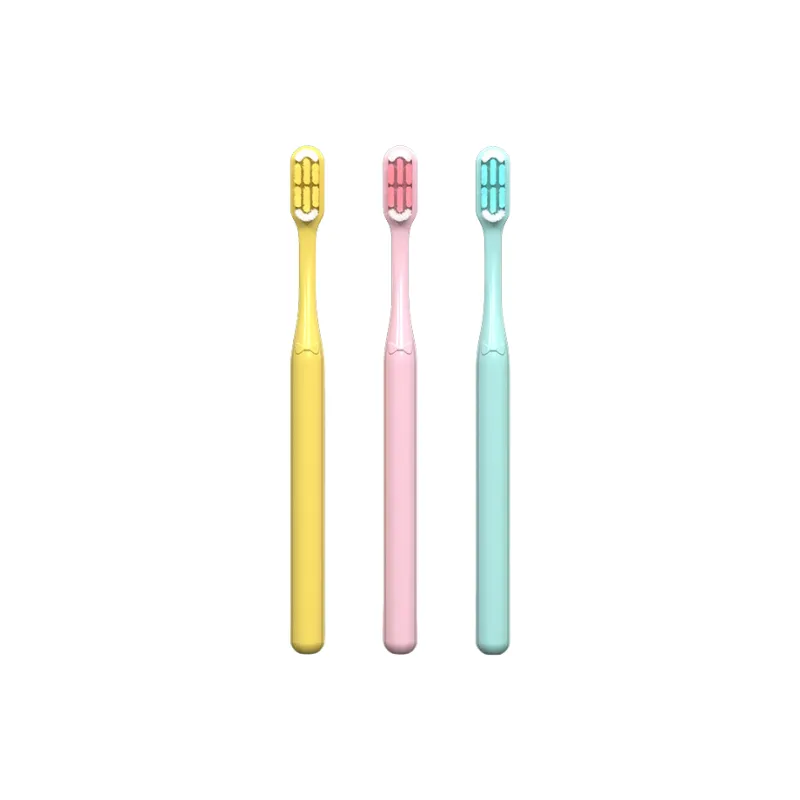 MIKEMEIZHUANG Cotton-Feeling Double-Sided Soft Wool Toothbrushes Oral Cleaning And Gum Protection-4