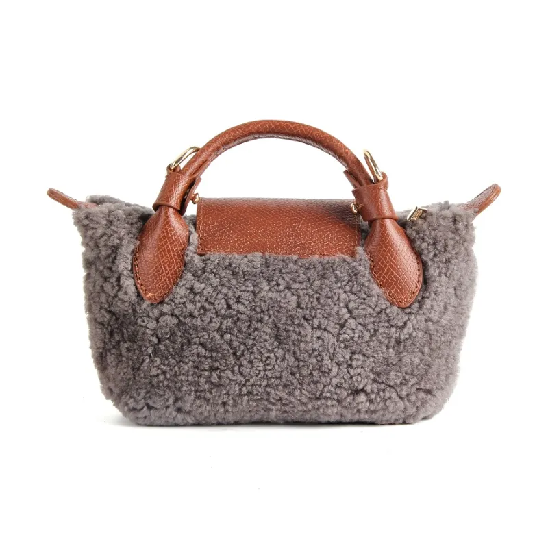 YOCAMU Sherpa Handbag Women's Multicolor-11