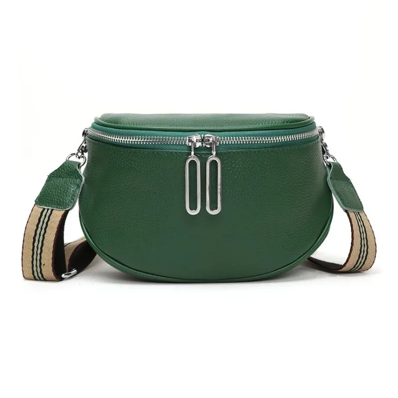VANDEE Cow Leather Shoulder Bag Crossbody Bag Fanny Pack Regular Women's Black-6