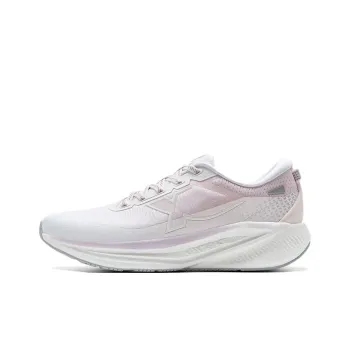 XTEP Cushioning Anti Slip And Wear Resistant Low Top Casual Running Shoes Women's White Pink