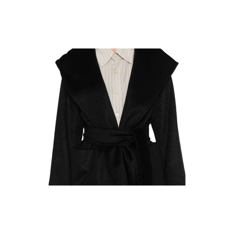 MaxMara Belted Long Sleeved Coat-5