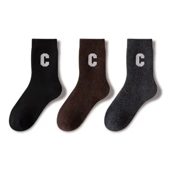 JIAZINI Mid Calf Socks Women's Combo Set