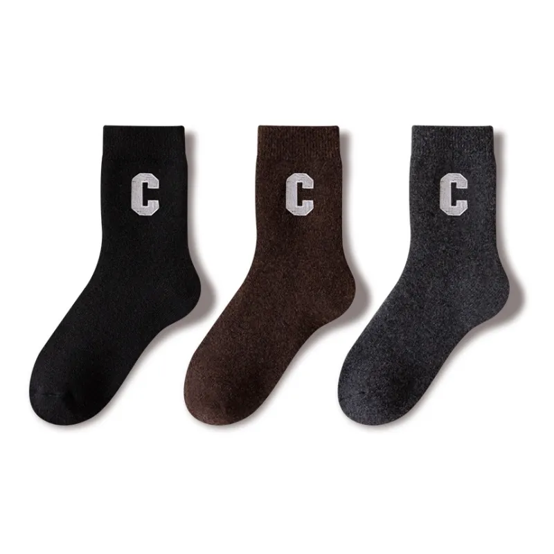 JIAZINI Mid Calf Socks Women's Combo Set-0
