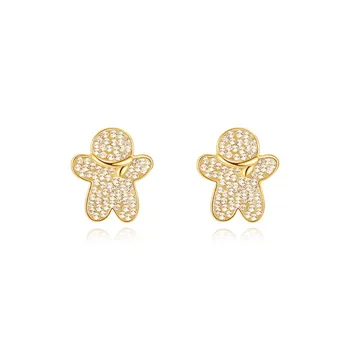 7℃ S925 Sterling Silver Stud Earrings Unisex