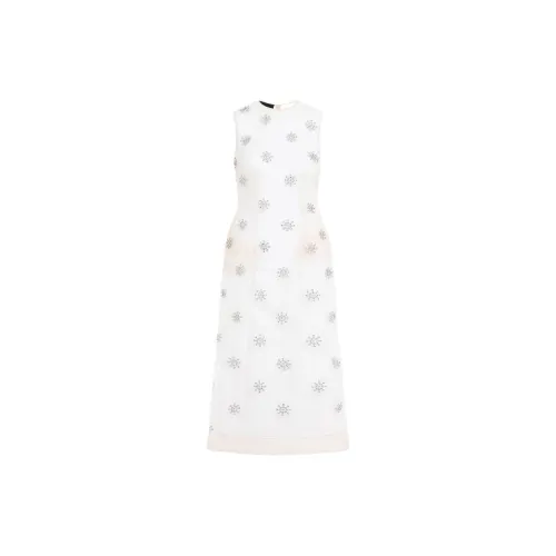 SIMONE ROCHA Crystal embellished Tulle Midi Dress