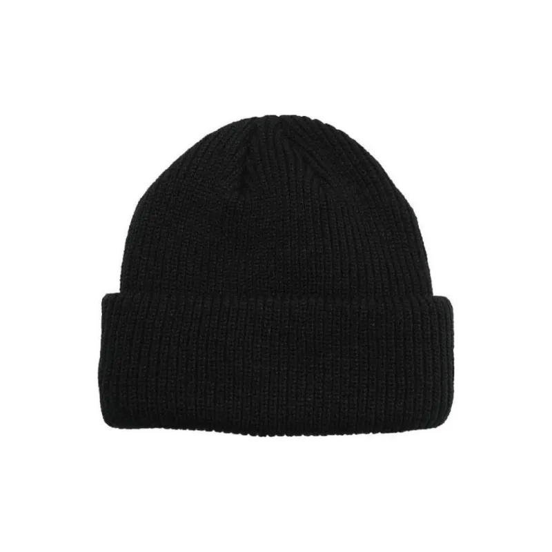 Nike Polyester Knitted Fabric Cotton Beanies Unisex Black-1