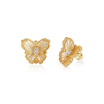 FUNNXI S925 Silver Stud Earrings Women's