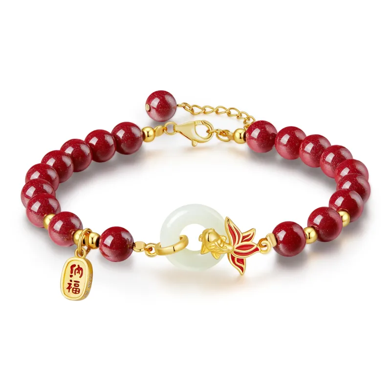 Central Fashion Cinnabar Bracelets Women's-0