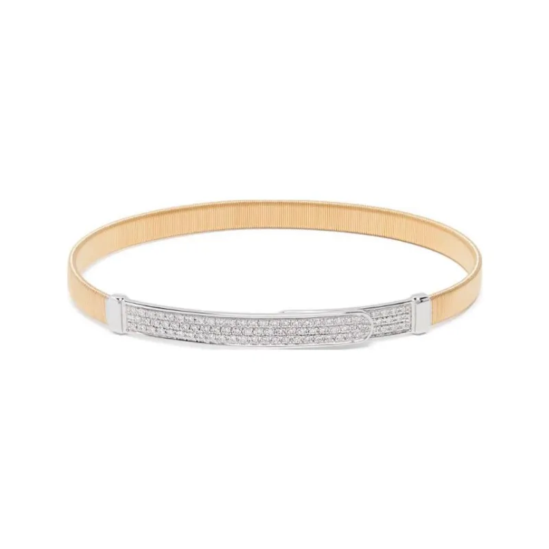 Marco Bicego 18K Yellow Gold Diamond Bangle Bracelet-1