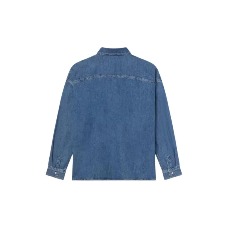 FRAME X Ritz Paris Button Up Denim Shirt-1