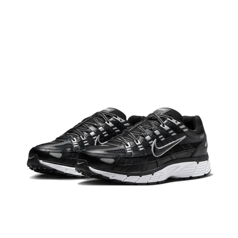 Nike P 6000 Black White Metallic Silver-2