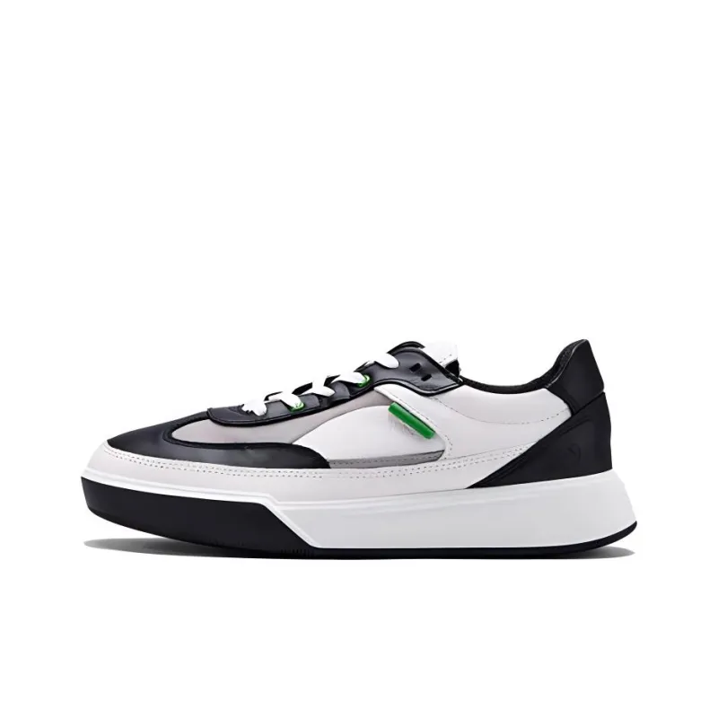 Ecco Street Ball Shoes Collection Low-Top Casual Shoes Men's Black White-0