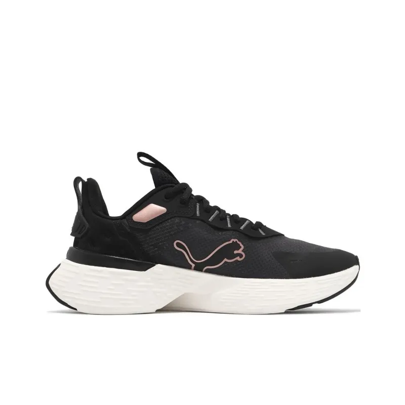 PUMA Softride Sway Anti Slip Wear Resistant Low Top Running Shoes Unisex Black-1