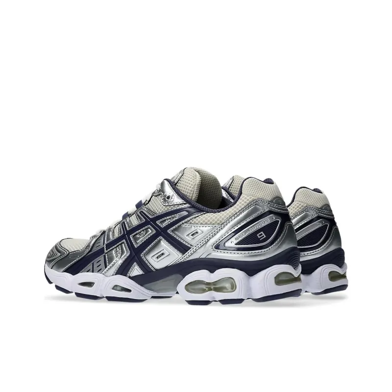 Asics Gel Nimbus 9 Oatmeal Indigo Fog-2