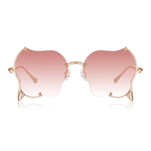 Lao Feng Xiang Β Titanium Irregular Shape Sunglasses Women's