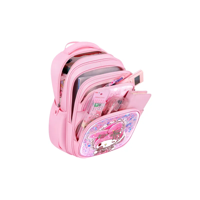 Hello Kitty Sanrio Series Polyester Backpack Regular Kids' Pink-2