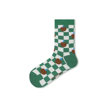 Montecto&Capsule Mid Calf Socks Unisex Green