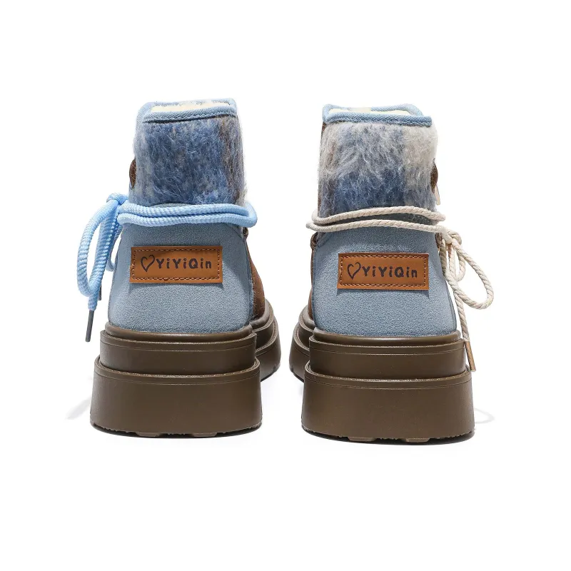 Take The Qin Warm Short Snow Boots Women's-4