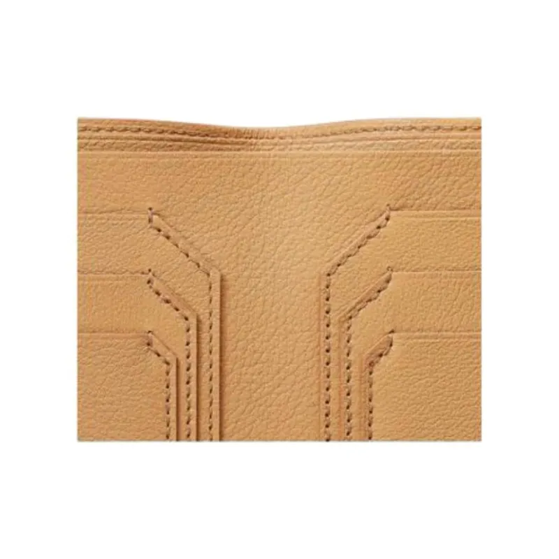 CARTIER Cow Leather Wallet Women's Tan-3