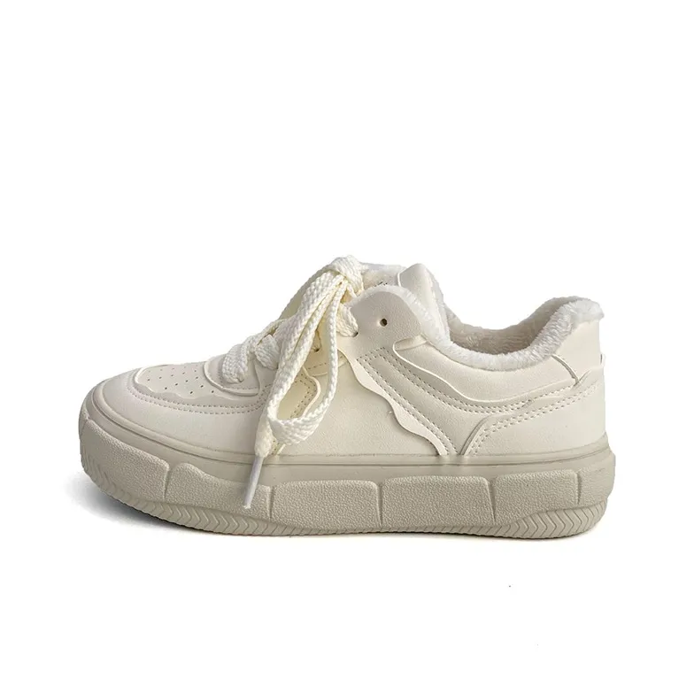 Than Than Me Warm Height Increasing Low-Top Skateboard Shoes Women's-0