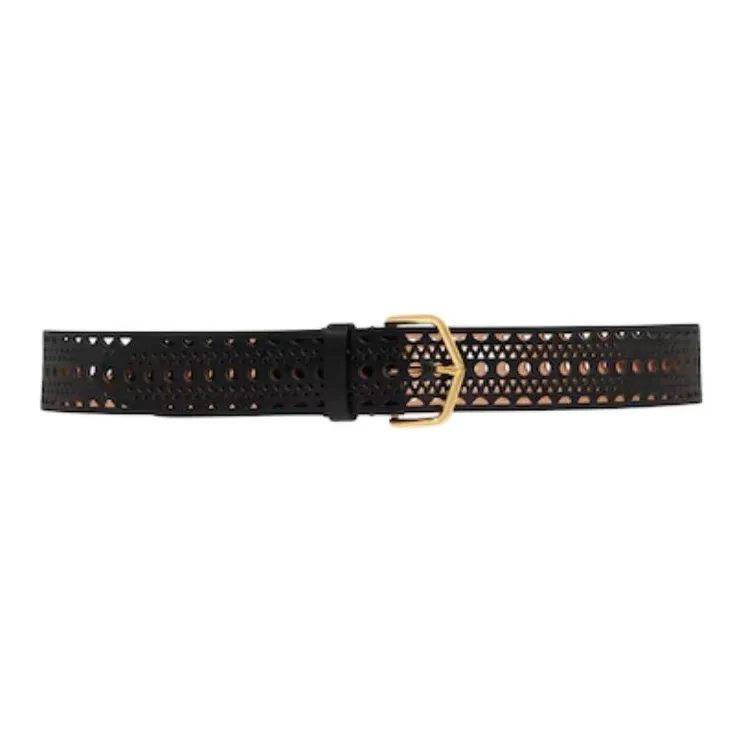 Alaia Laser cut Leather Belt-1