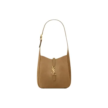 SAINT LAURENT LE5A7 Calfskin Crossbody Bag Shoulder Bag Women's Khaki