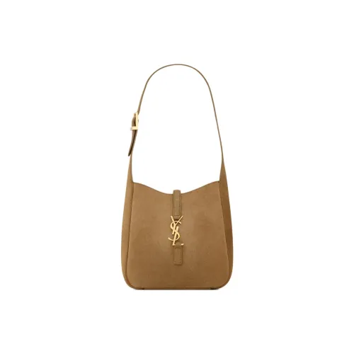 SAINT LAURENT LE5A7 Calfskin Crossbody Bag Shoulder Bag Women's Khaki