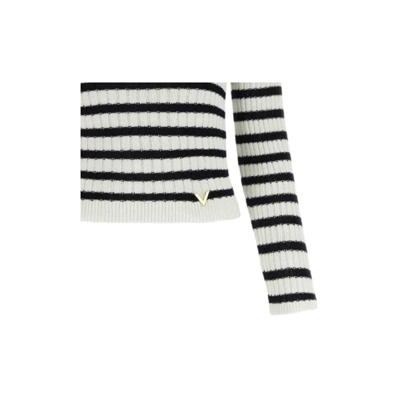 Valentino Striped Long Sleeved Jumper-3