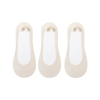 Cheemy Free No Show Socks Women's 3 Pack Oats