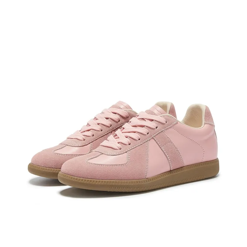OSITA RED Skateboard Shoes Women's Low Top White/Light Brown-22