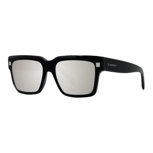 givenchy sneaker Acetate Rectangular Sunglasses Men's Black