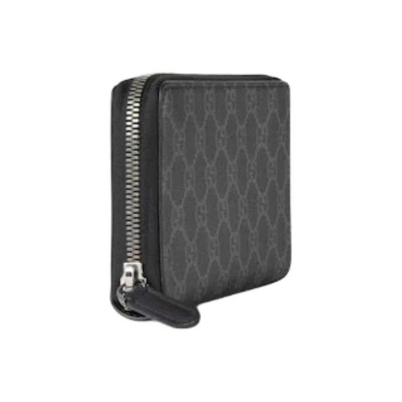 GUCCI GG Emblem Coated Fabrics Wallet Men's Black-2
