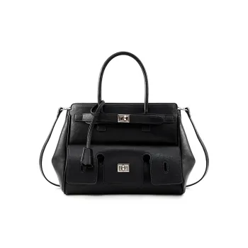 Vigno Synthetic Leather Shoulder Bag Crossbody Bag Handbag Regular Women's Black/Coconut Shell Brown/Brown/Coffee Brown