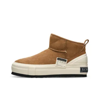 VESSEL Warm Wear Resistant Slip Resistant Short Snow Boots Unisex Brown
