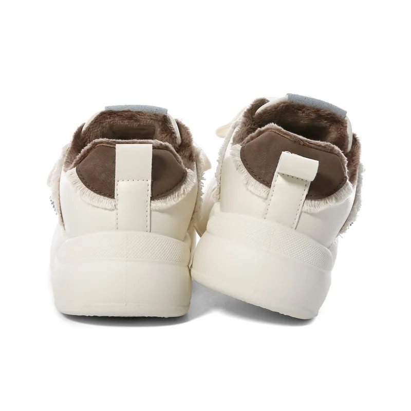 Lovely You Anti Slip And Wear Resistant Warm Low Top Skateboard Shoes Women's-4