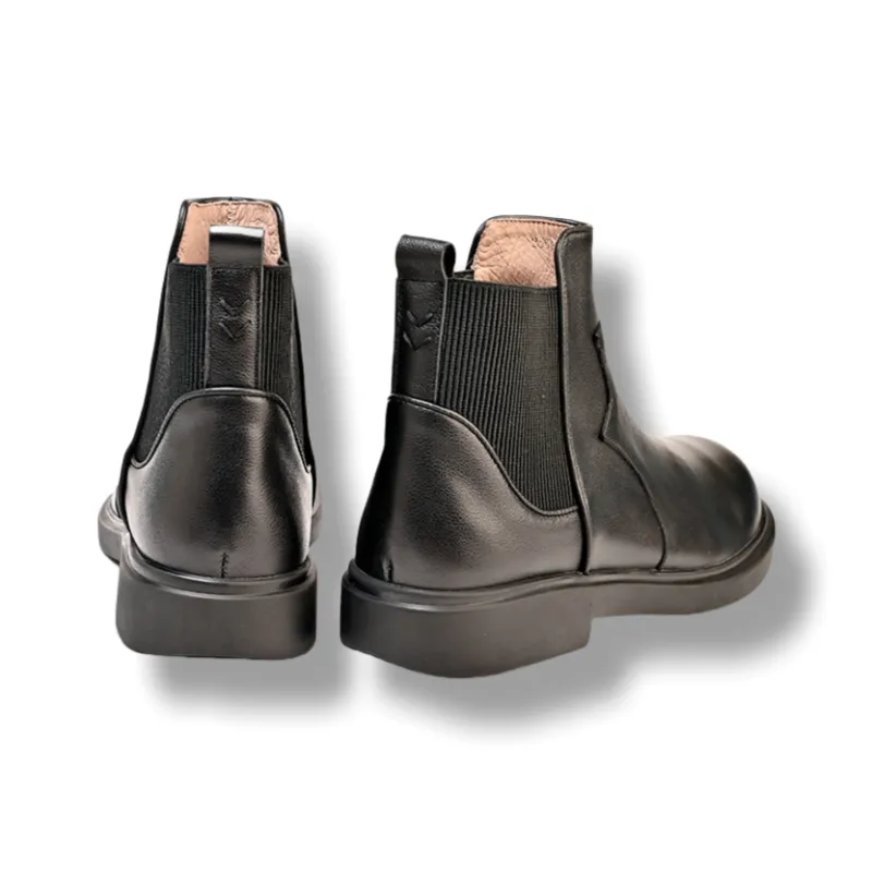 Brounvanm Short Chelsea Boots Men's Black-4