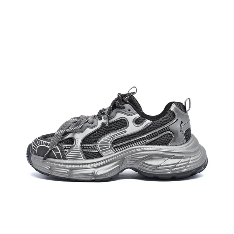 AGSDON Height Increasing Low-Top Chunky Sneakers Women's-0