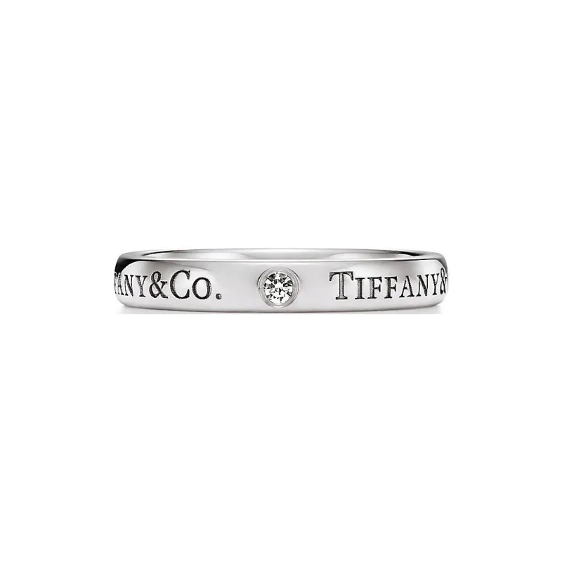 TIFFANY & CO. Diamond Diamonds Unisex Silver-2